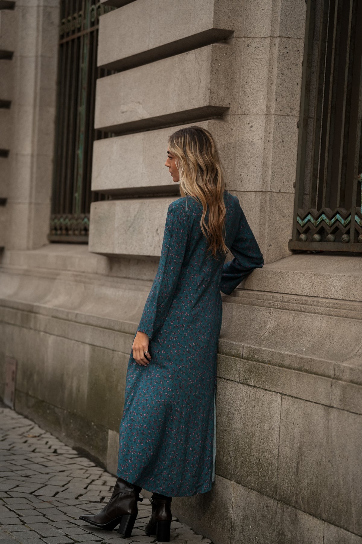 Vestido Comprido Estampa Floral | GUIMANOS – vista 2