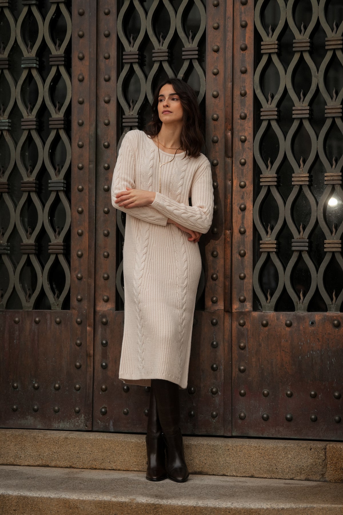 Malha Vestido Canelado