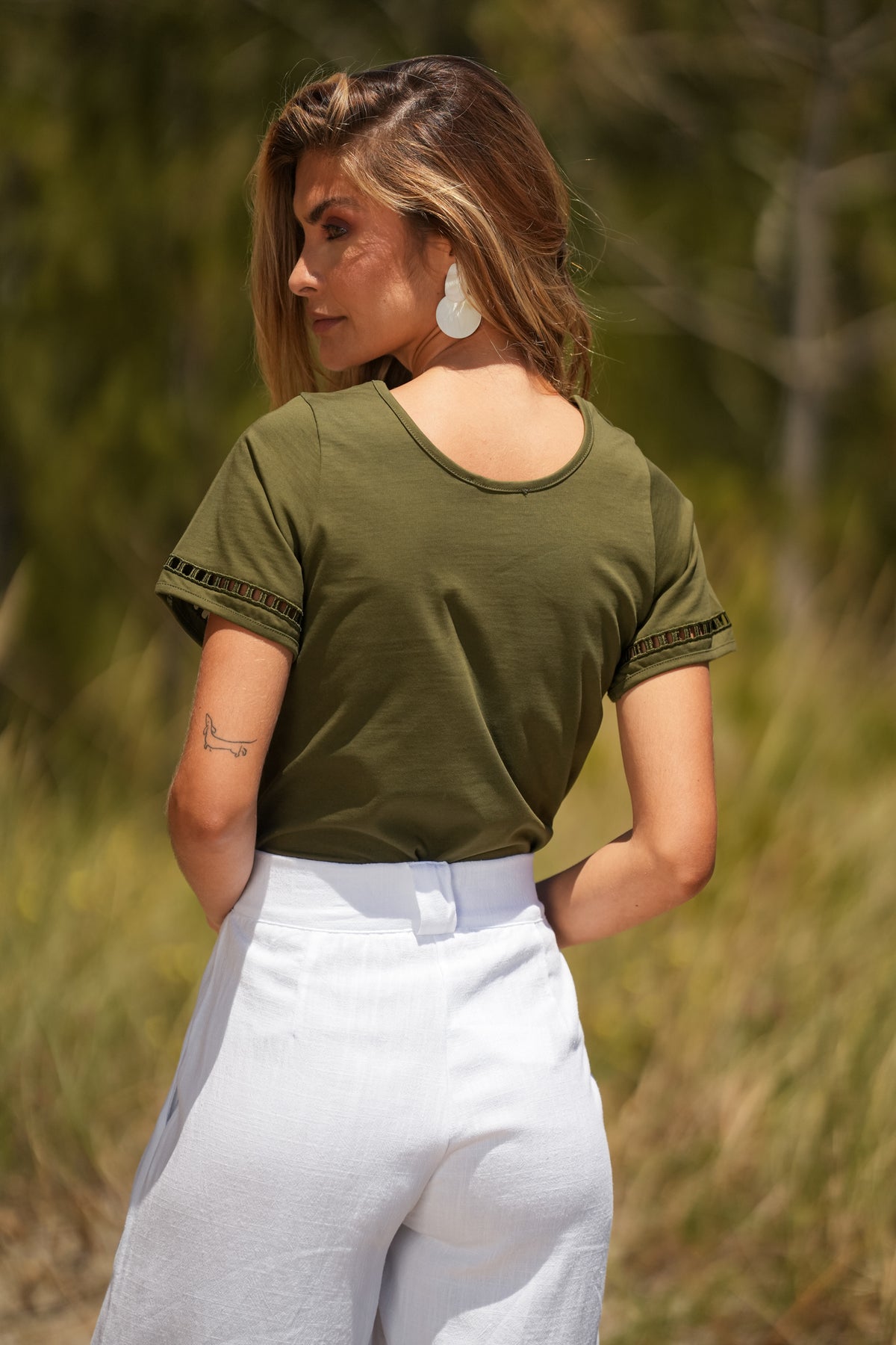 T-shirt Fita Bordado | GUIMANOS – vista 6