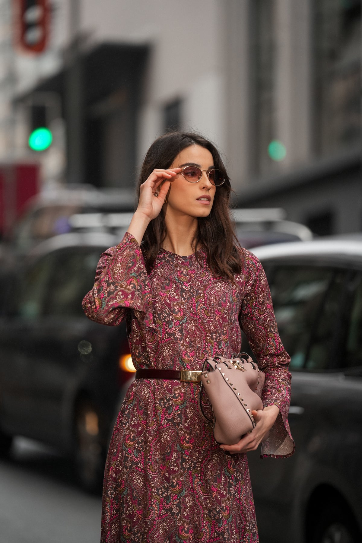 Vestido Comprido Estampado Paisley