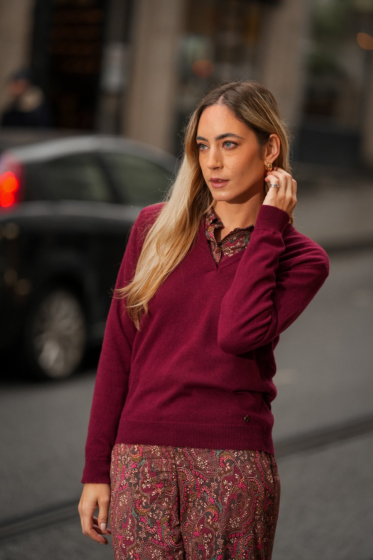 Camisola de Bico Malha