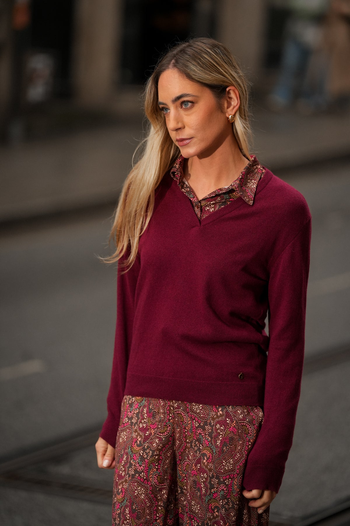 Camisola de Bico Malha