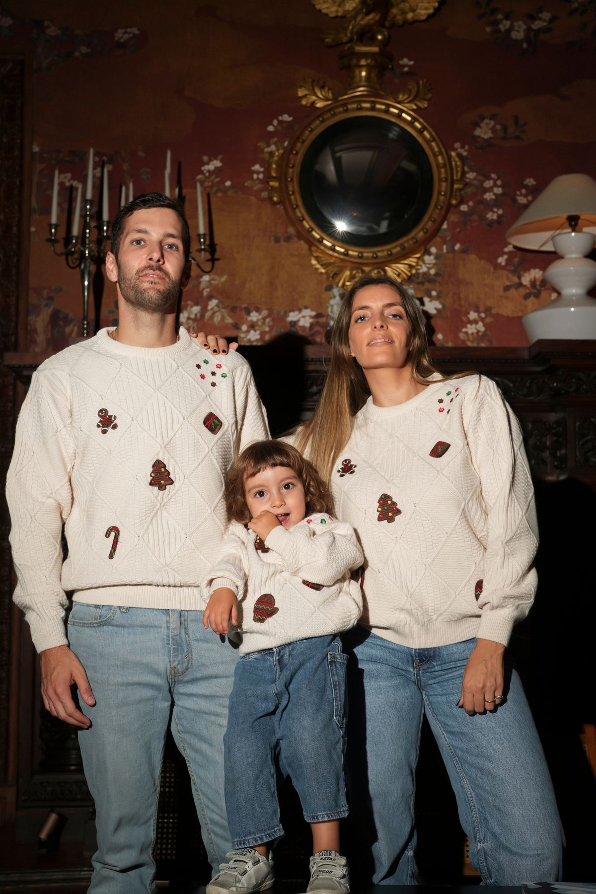 Camisola Unissexo Natal Aplicações