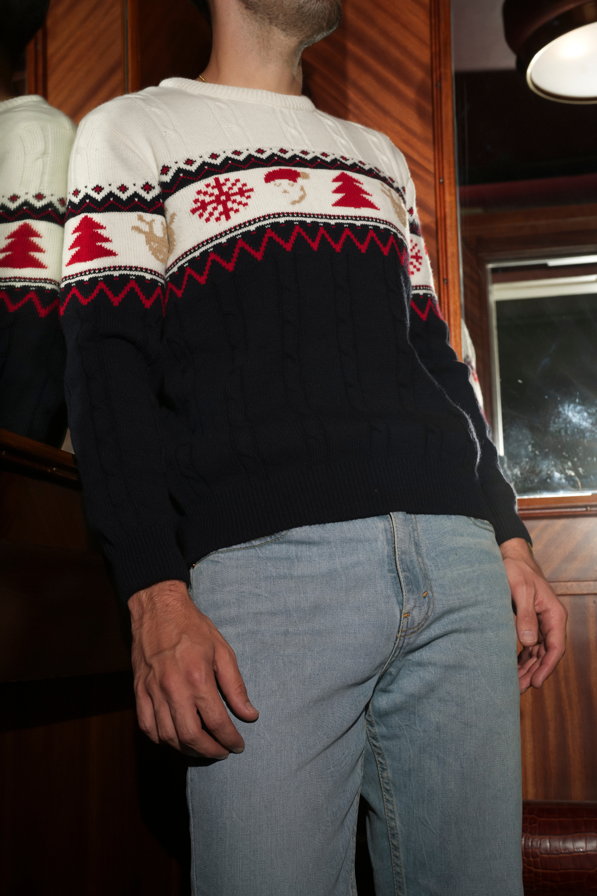 Camisola Unissexo Natal Jacquard | GUIMANOS – vista 2