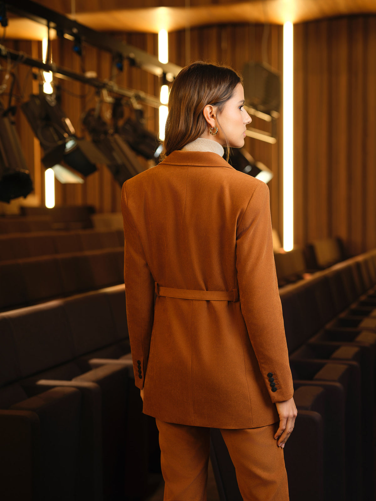 Blazer Bombazine Cinto | GUIMANOS – vista 5