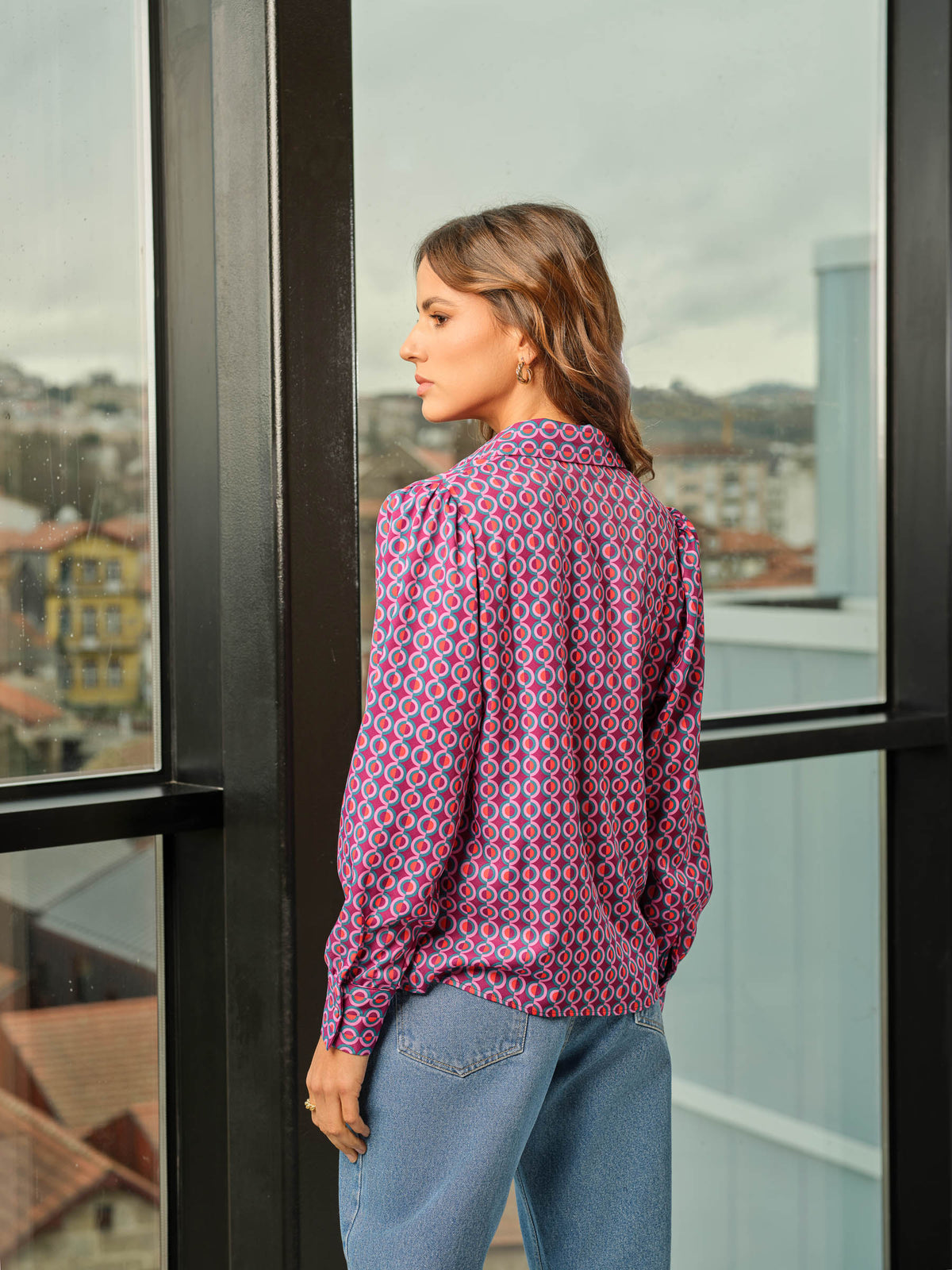 Blusa Estampado Geométrico | GUIMANOS – vista 2