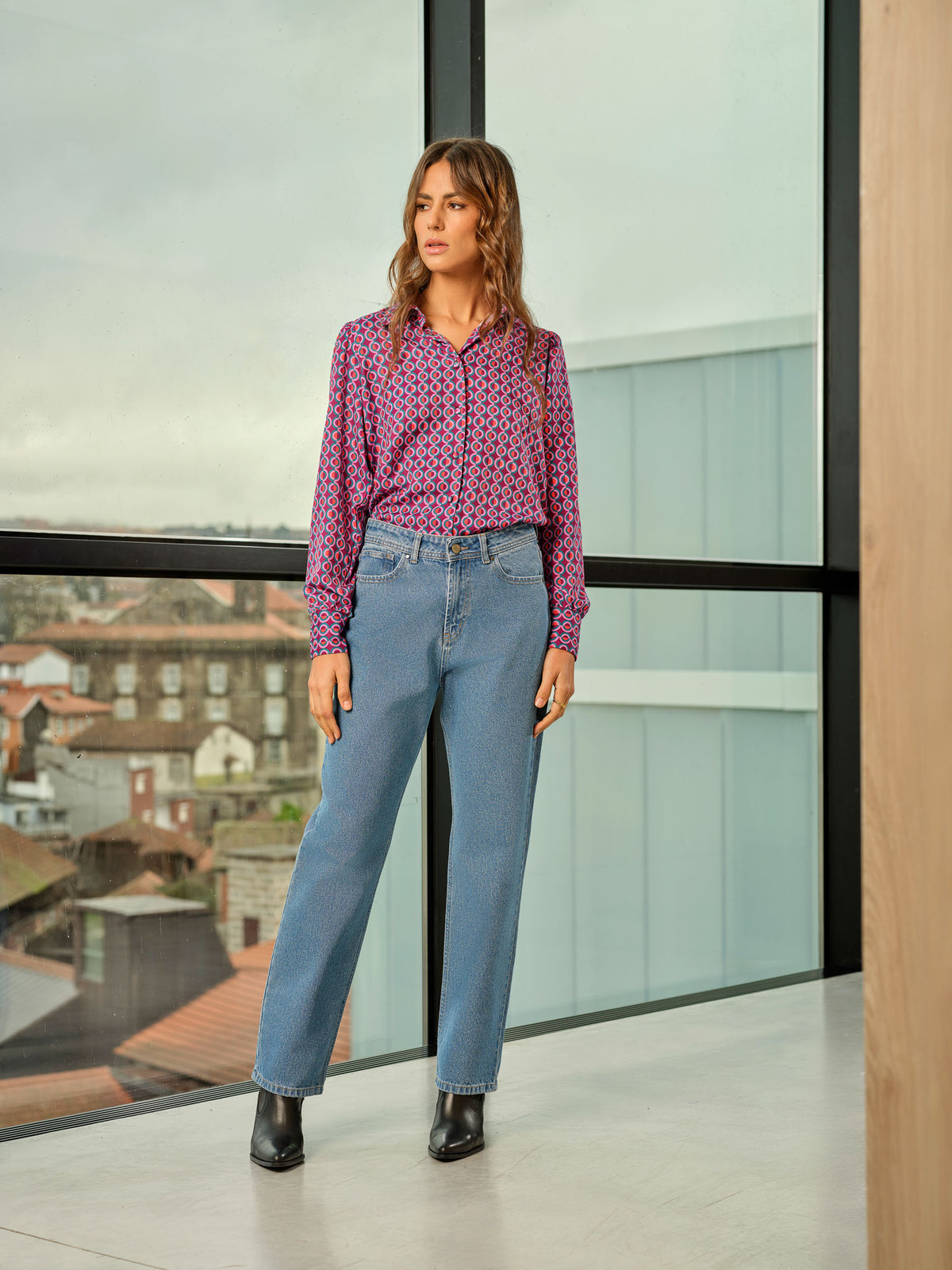 Blusa Estampado Geométrico | GUIMANOS