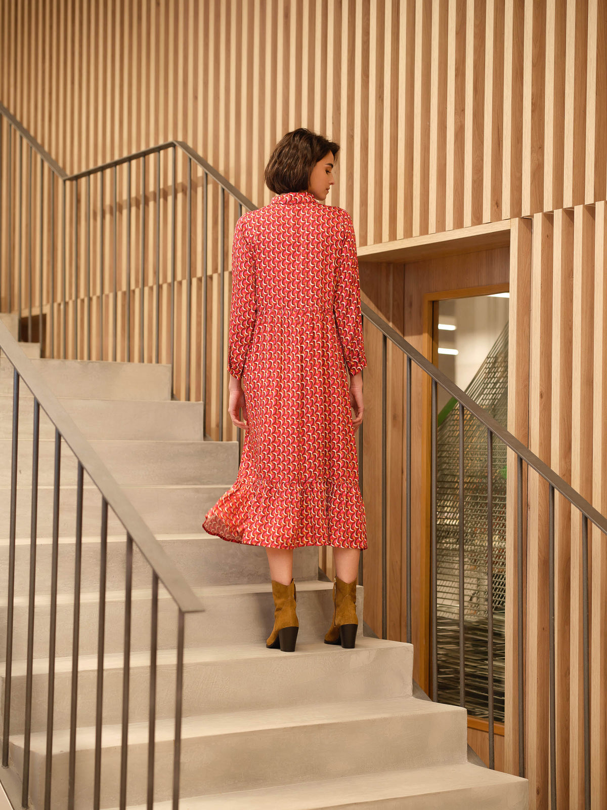 Vestido Midi Estampado | GUIMANOS – vista 3
