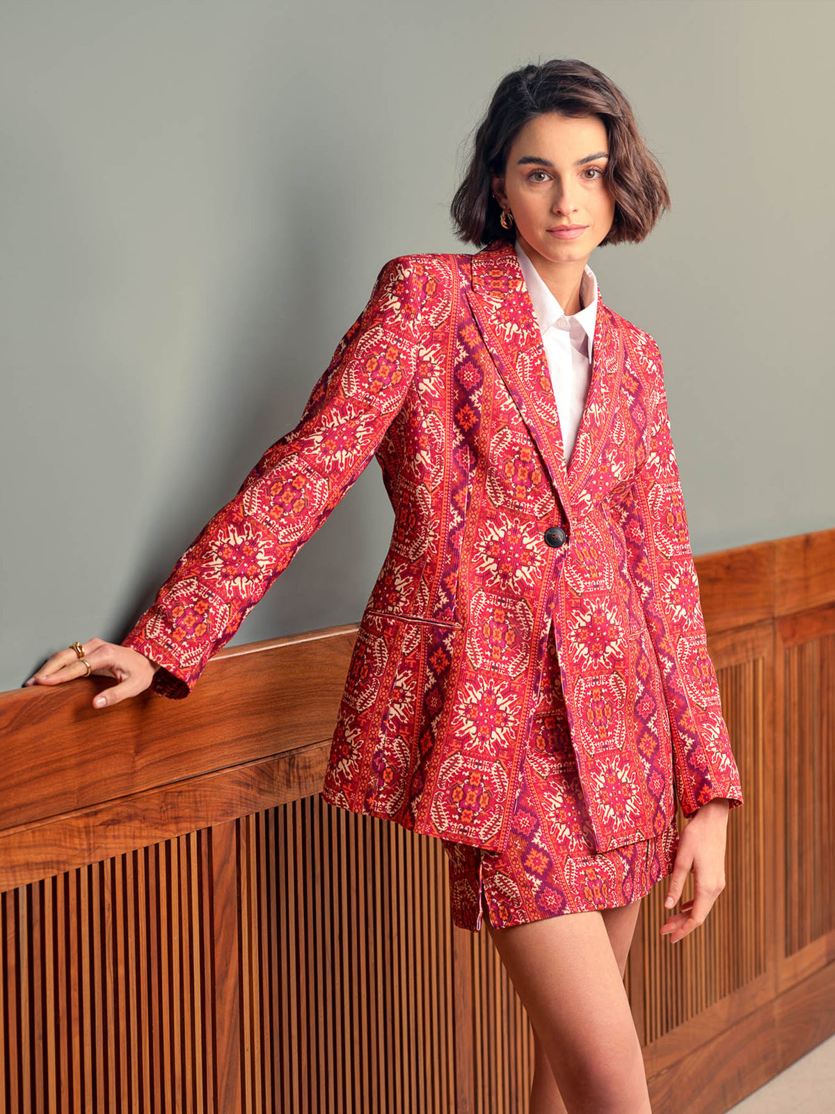 Blazer Bombazine Estampado | GUIMANOS – vista 5