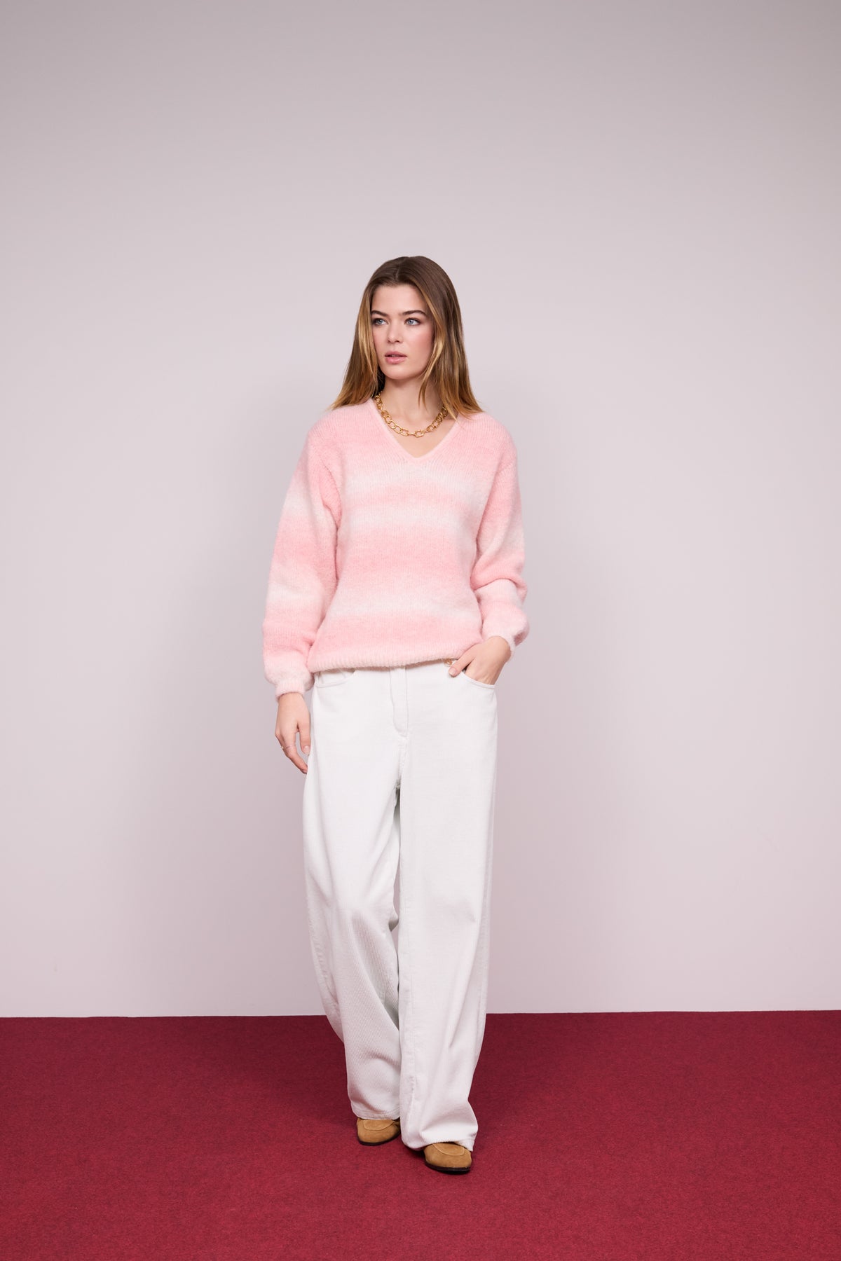 Camisola Decote V Mohair