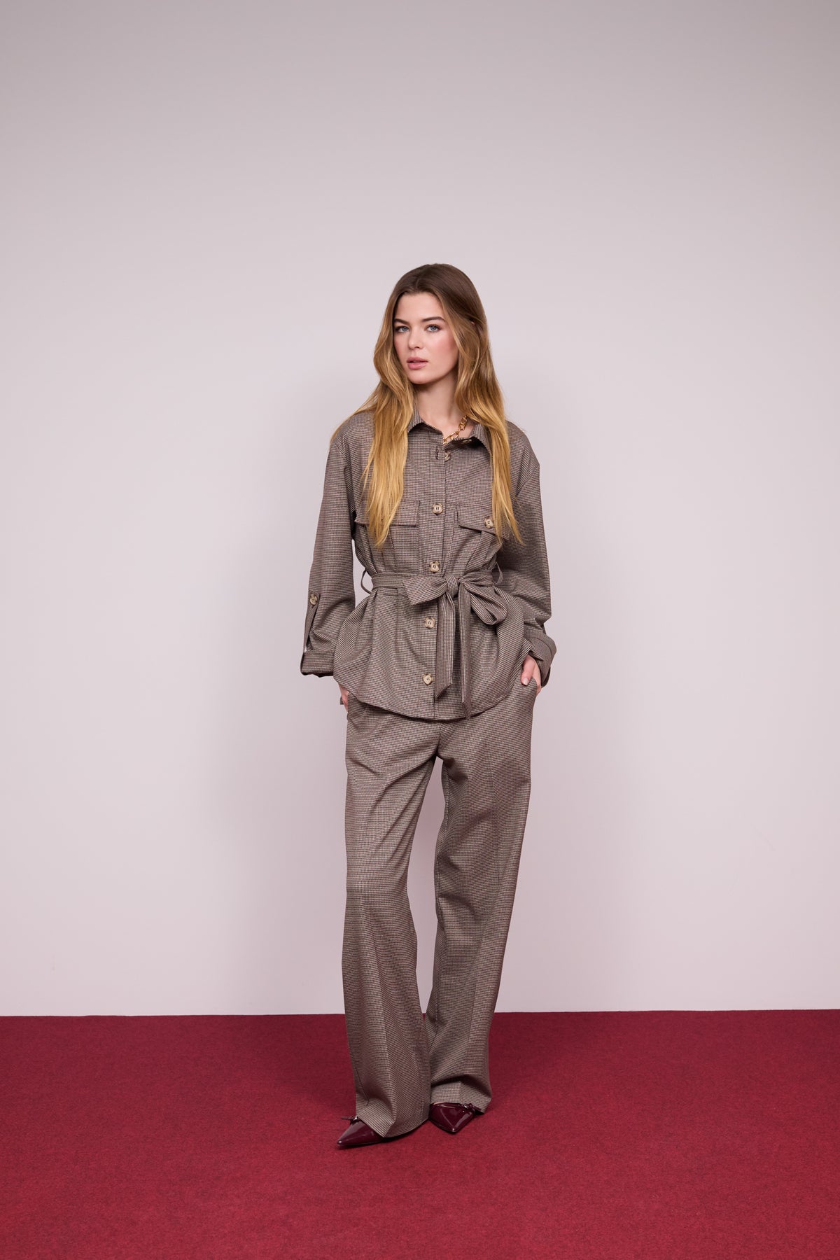 Overshirt with Belt