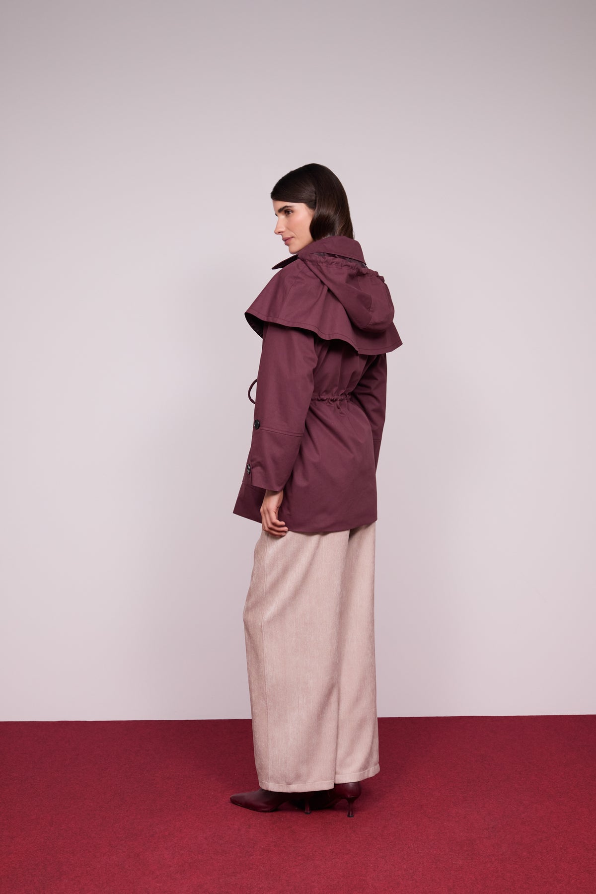 Parka with Drawstring