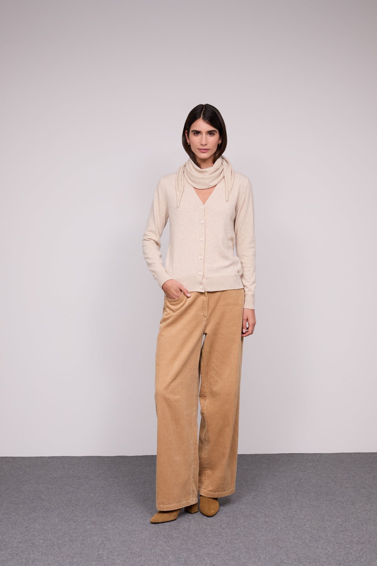 V-Neck Cardigan