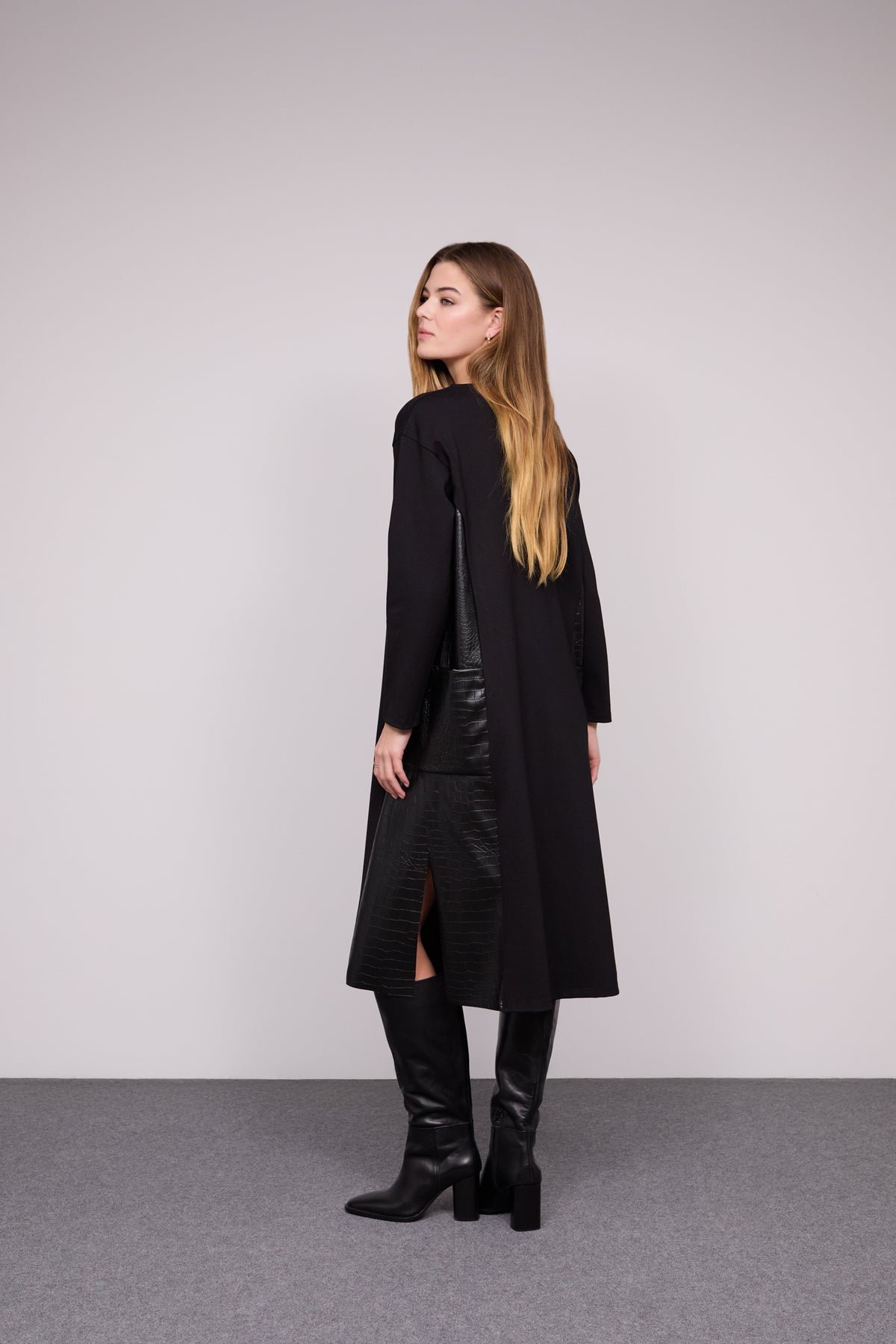 Vestido Bimatéria Napa