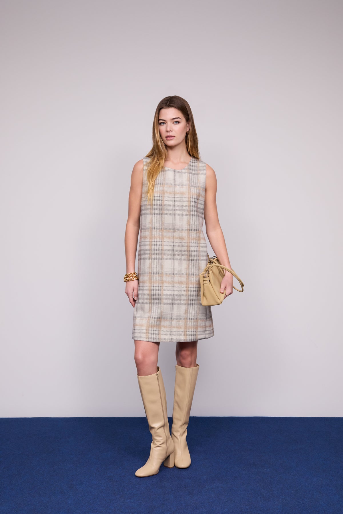Checked Dress