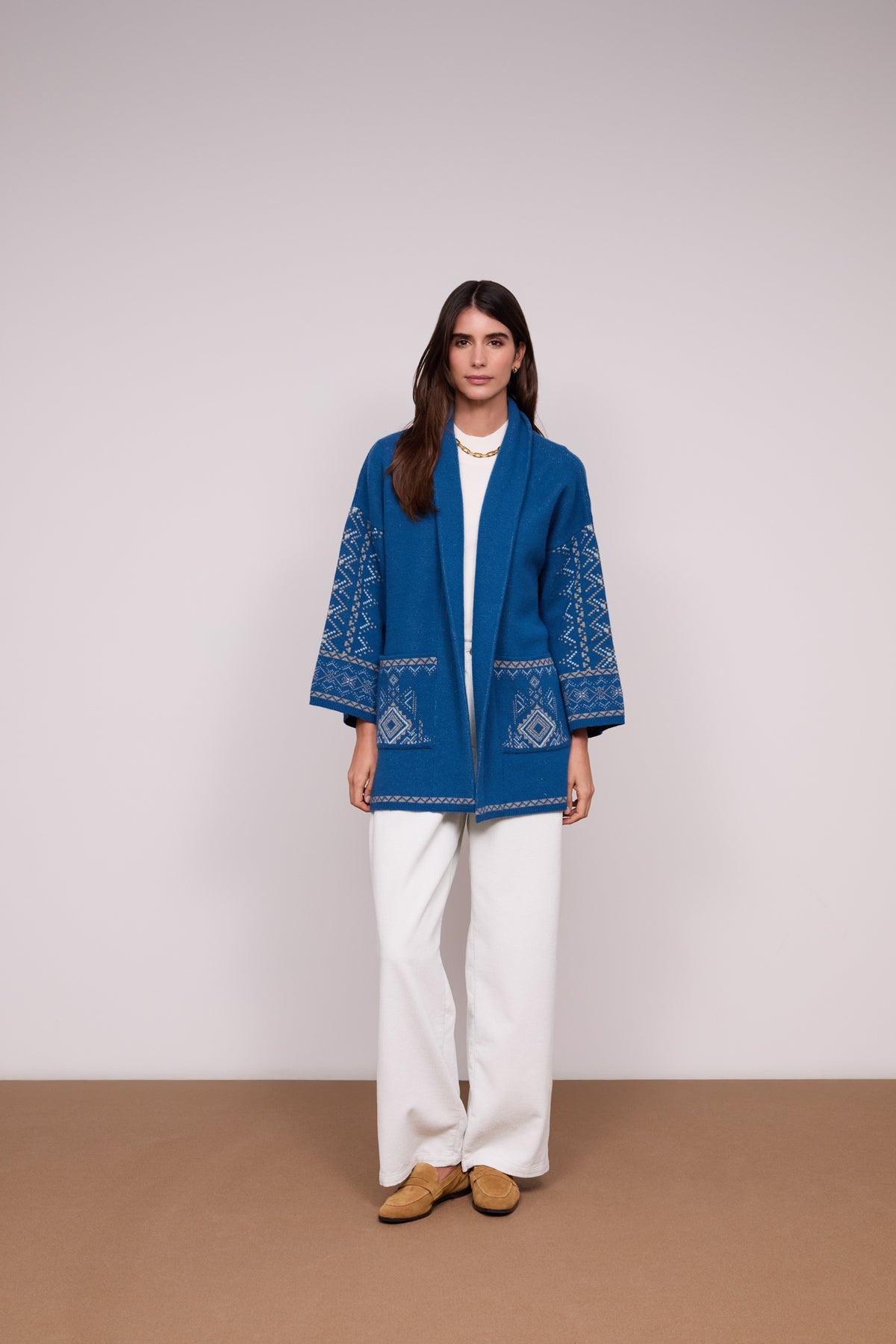 Casaco de Malha Jacquard