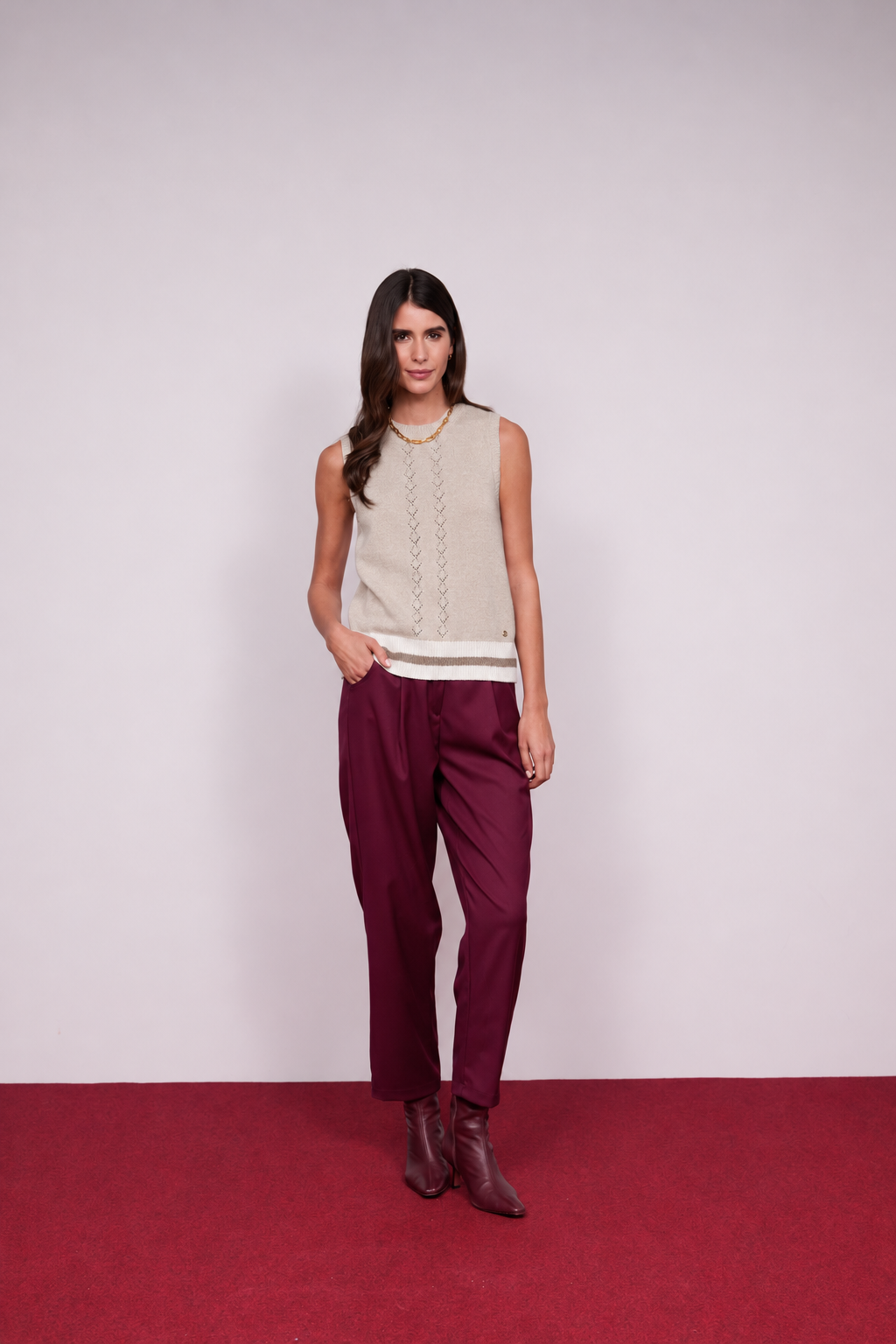 Contrast Vest