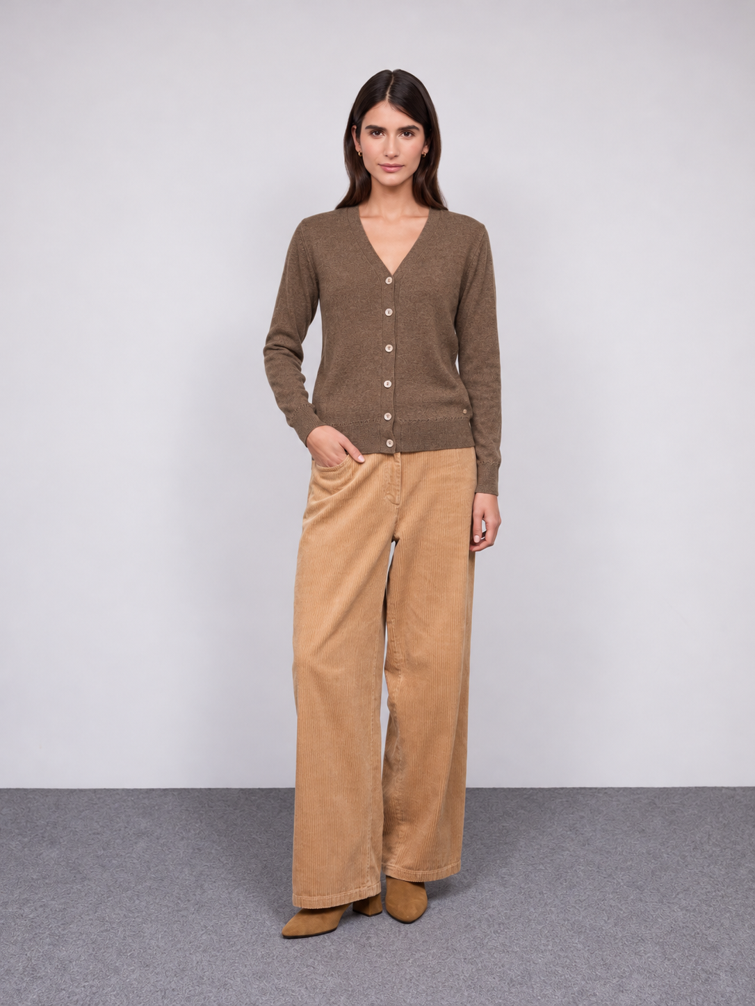 Cardigan Decote V