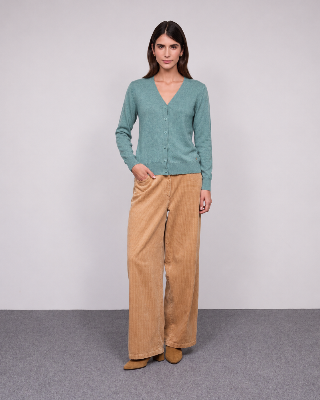 Cardigan Decote V