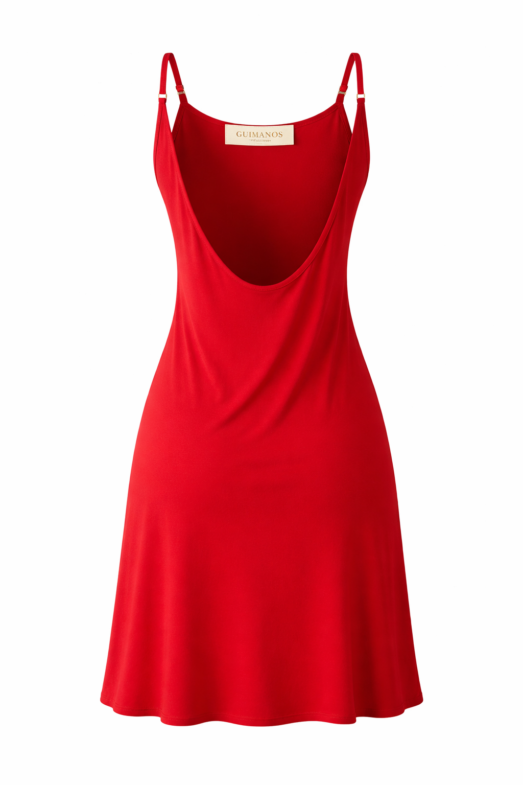Cold Knit Dress with Straps