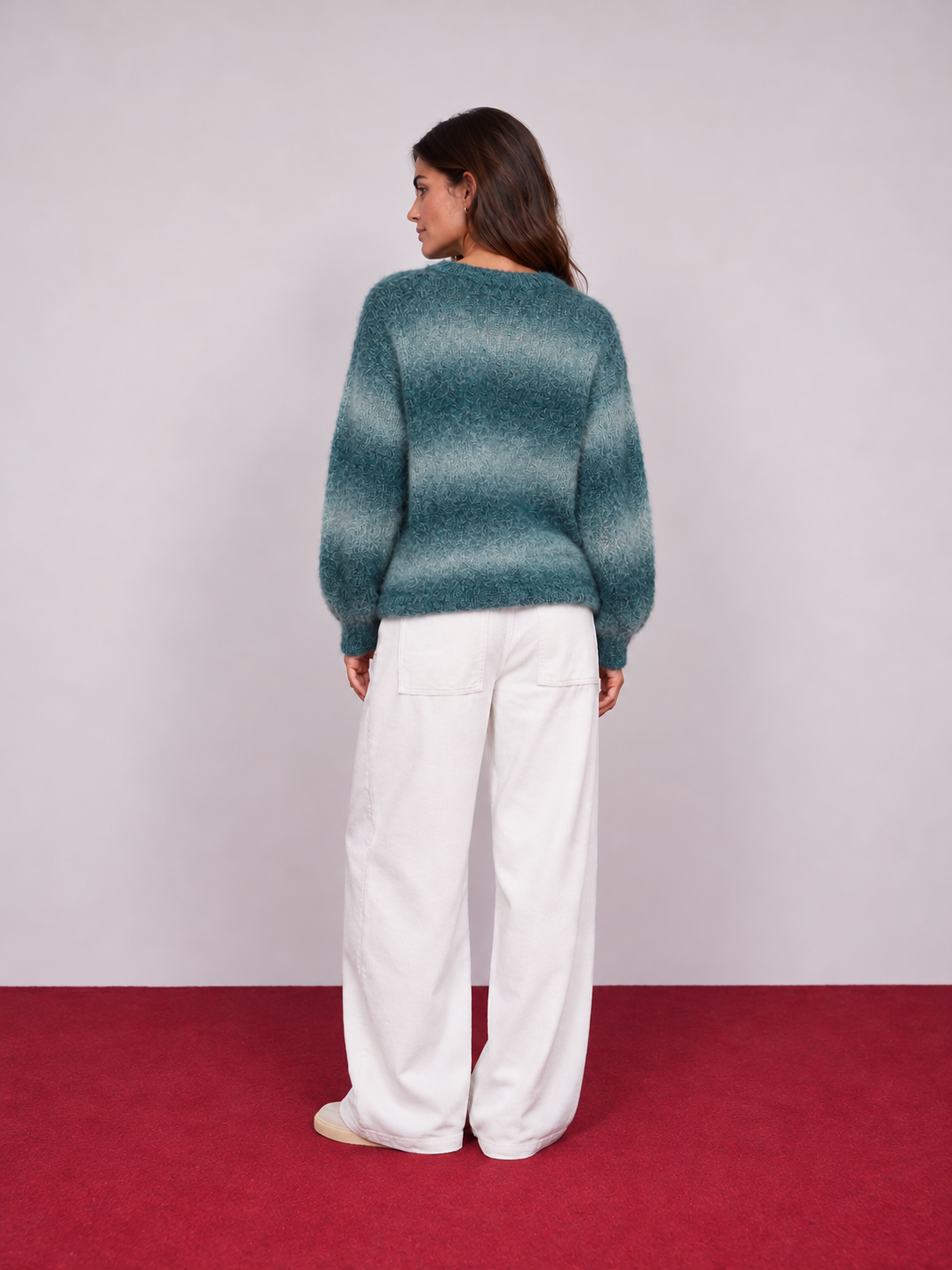 Camisola Decote V Mohair