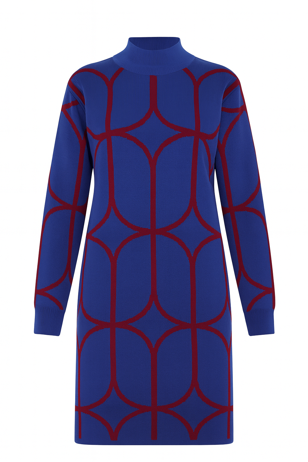 Vestido Malha Padrão | GUIMANOS – vista 3