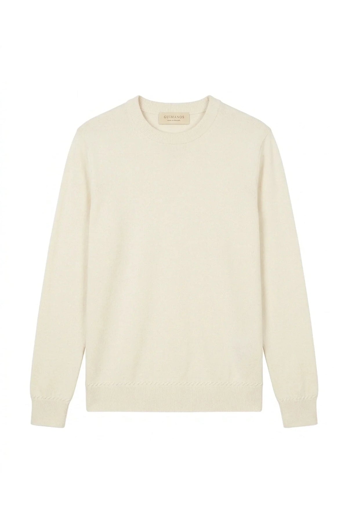 Camisola Malha Fina Caxemira Branco
