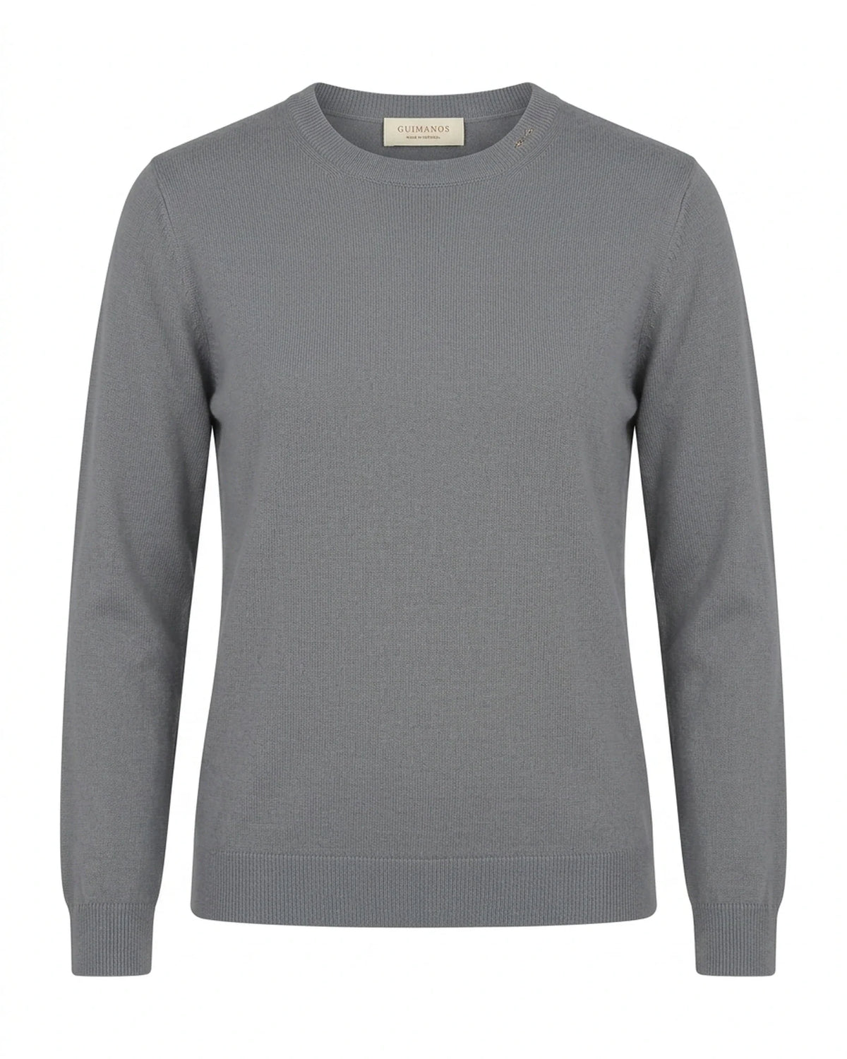 Camisola Malha Fina Caxemira Cinza