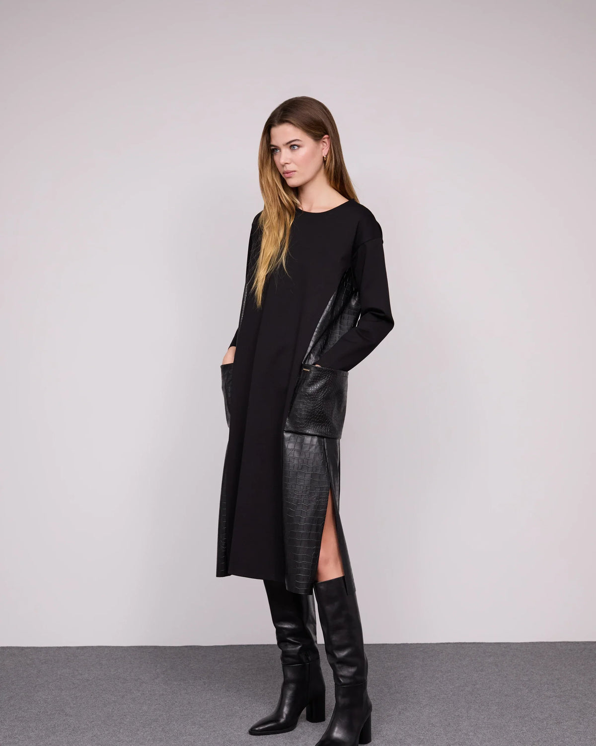 Vestido Bimatéria Napa