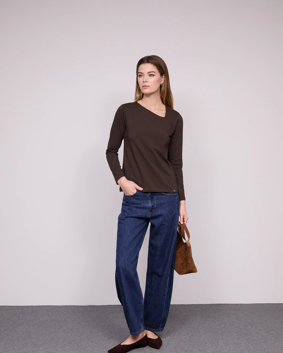 Camisola Decote Assimétrico