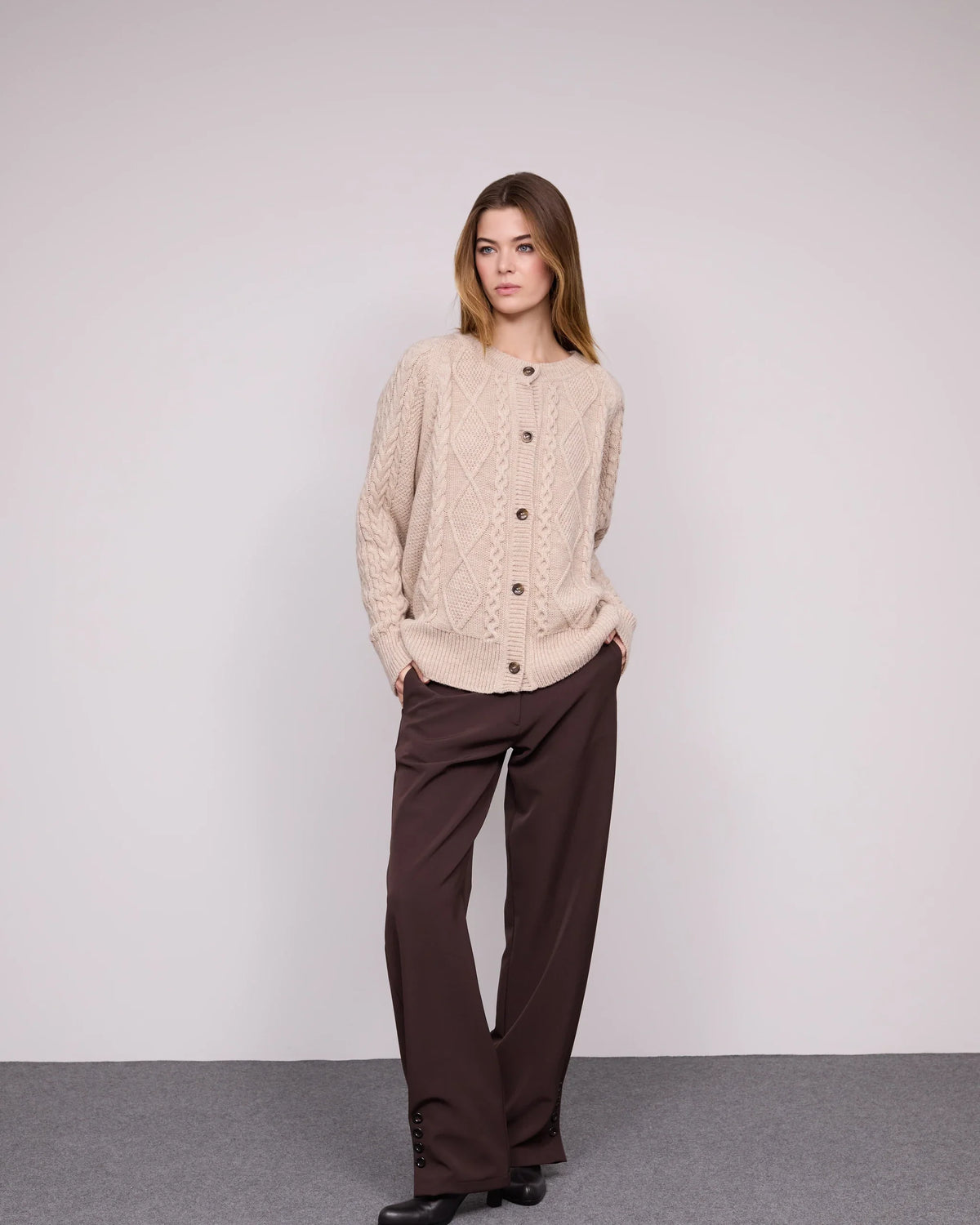 Cardigan Tranças