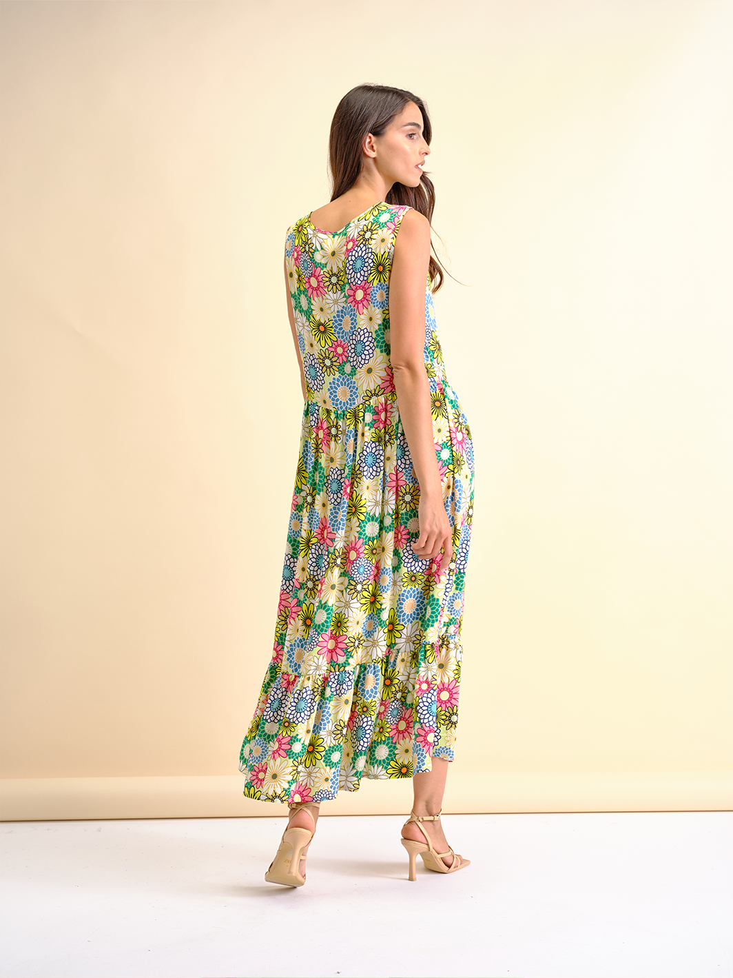Vestido Midi Flores | GUIMANOS – vista 5