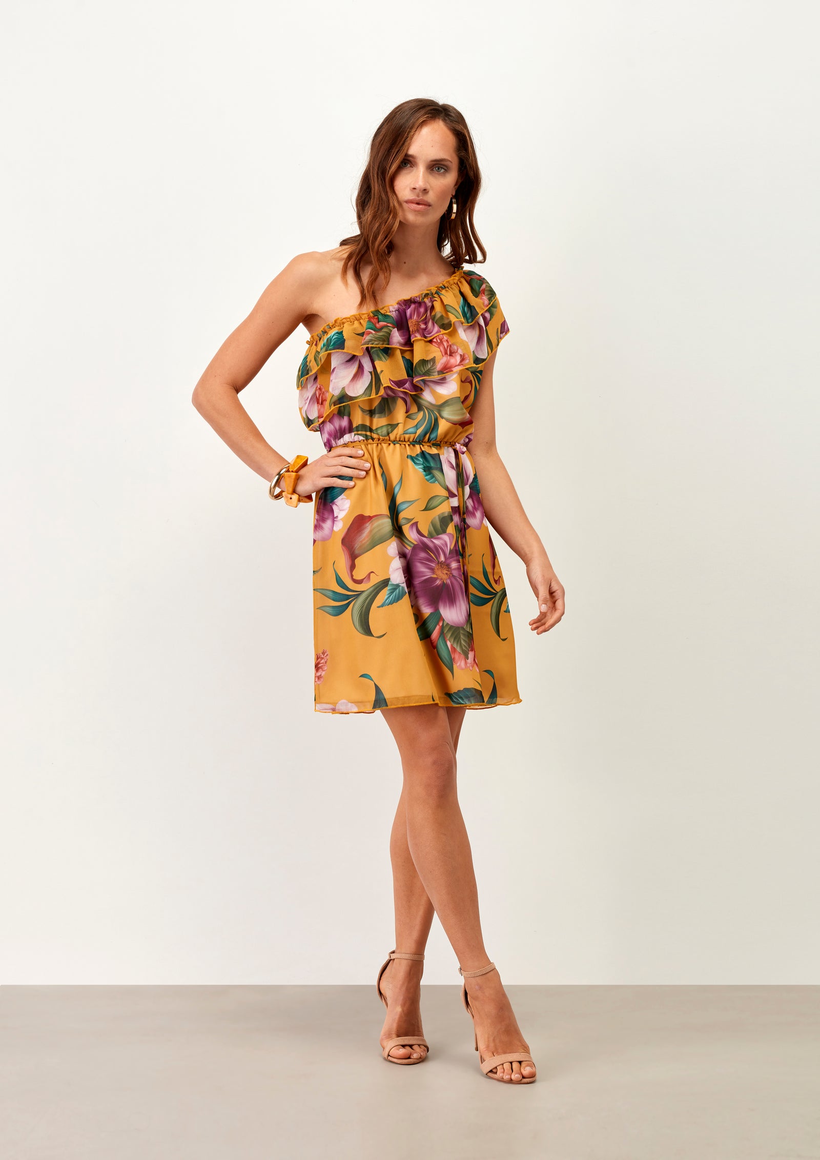 Vestido Folho Decote - guimanos-store