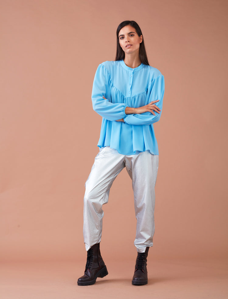 Blusa Fluida com Corte | GUIMANOS