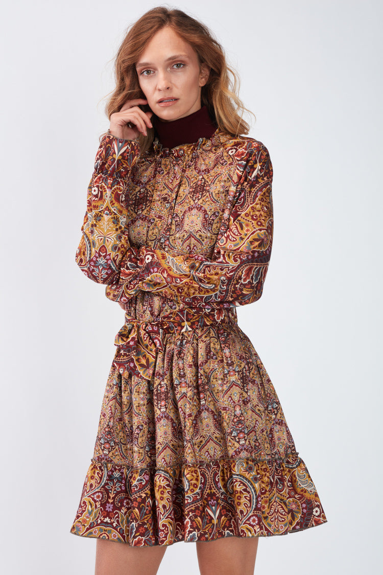 Vestido Curto 2 Estampados | GUIMANOS