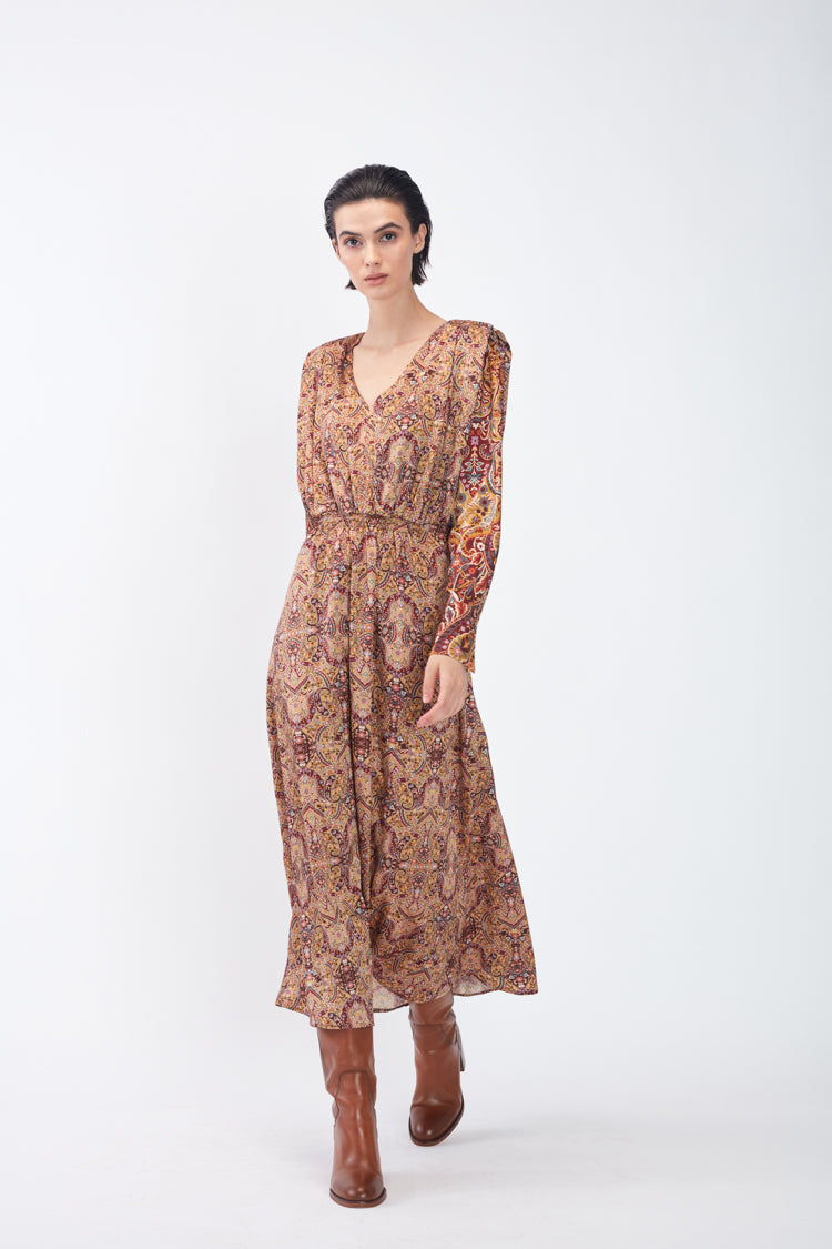 Vestido Midi 2 Estampados | GUIMANOS