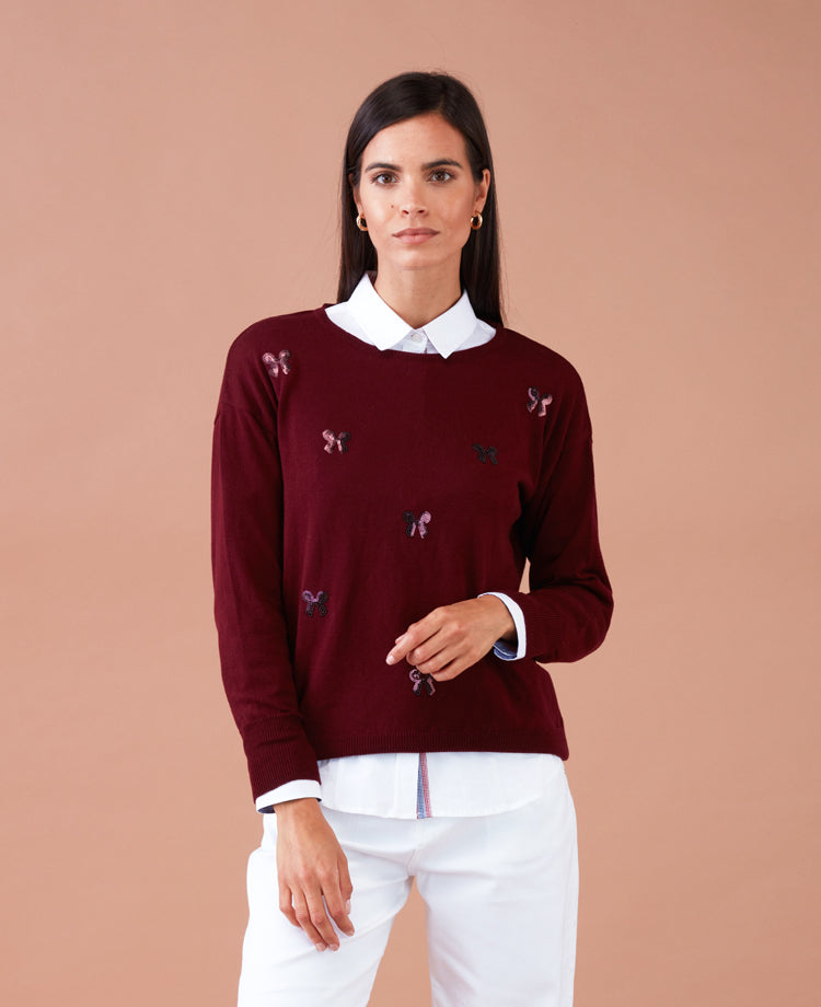 Camisola Bordado Laço | GUIMANOS – vista 2