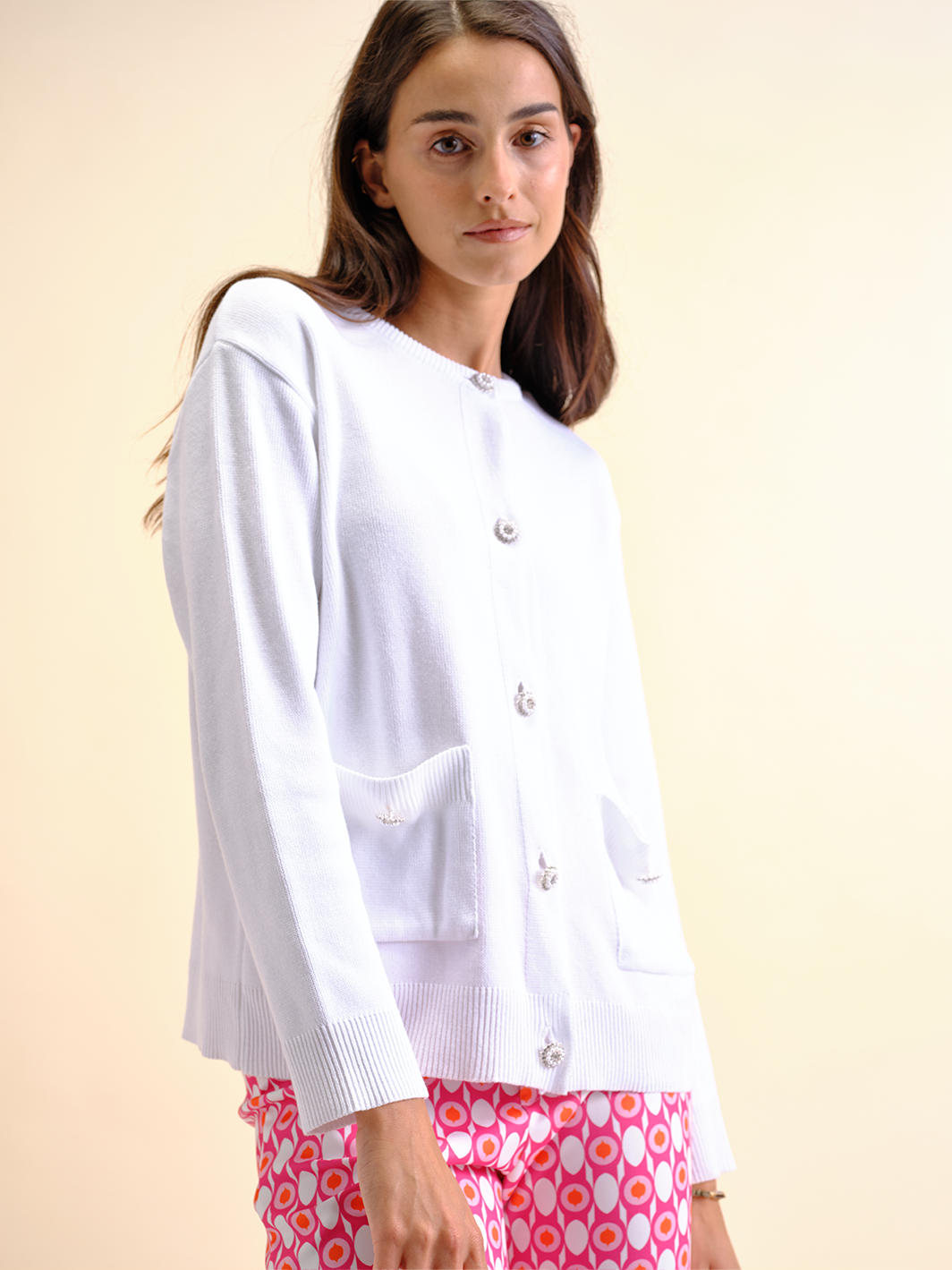 Cardigan Malha Bolsos | GUIMANOS