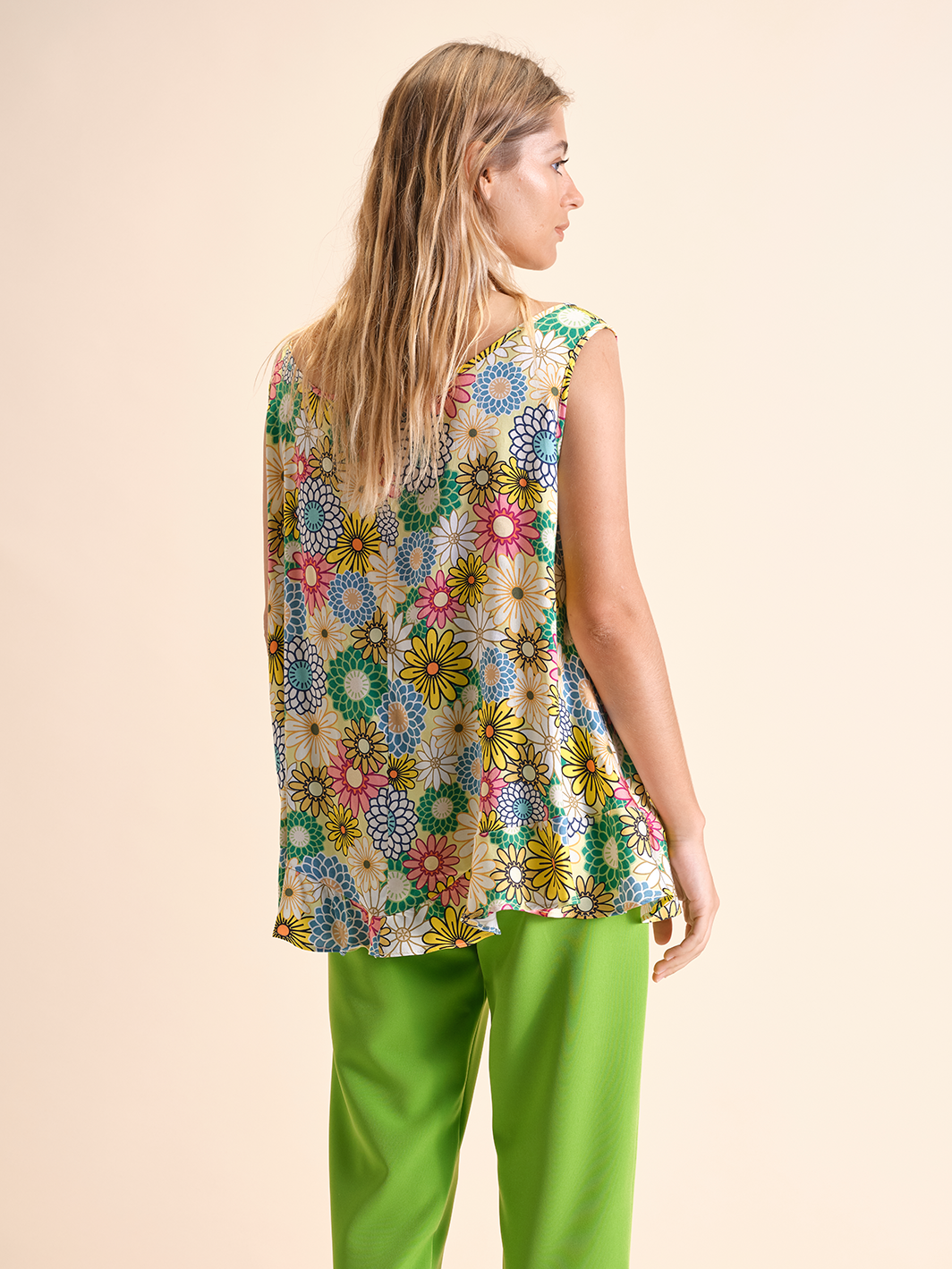 Top Estampado Flores | GUIMANOS – vista 3
