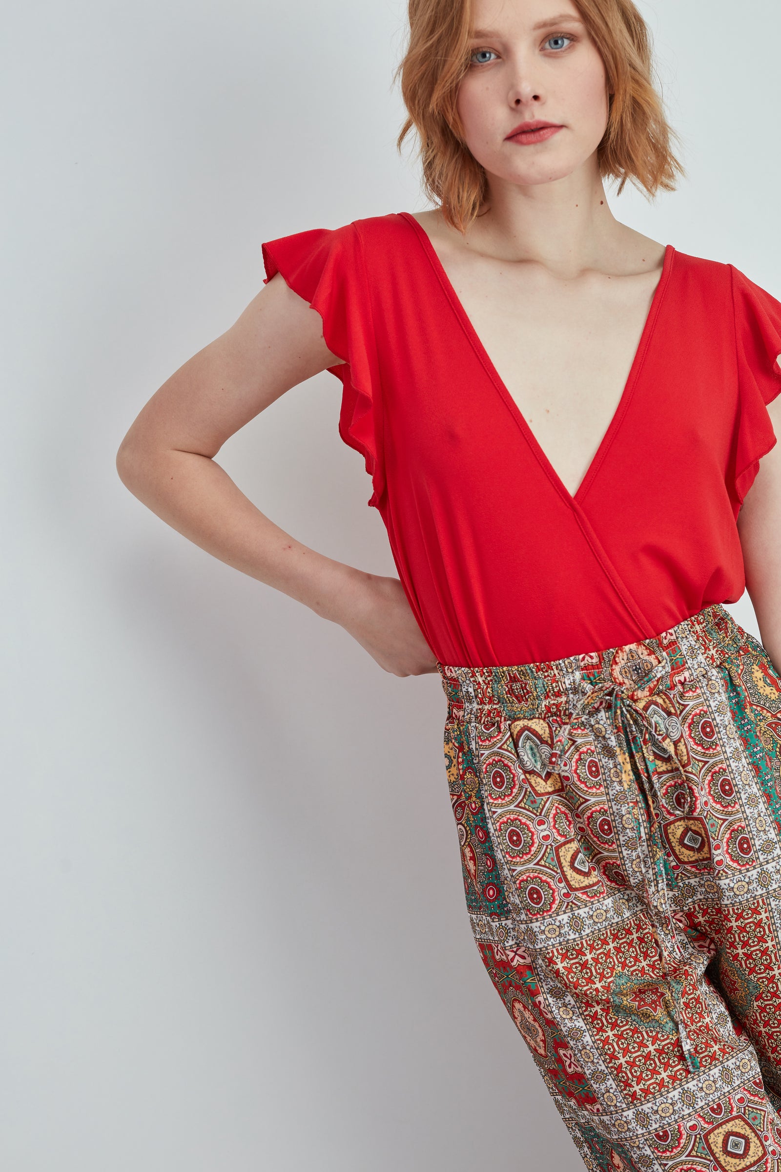 Body Decote Bico Malha - guimanos-store