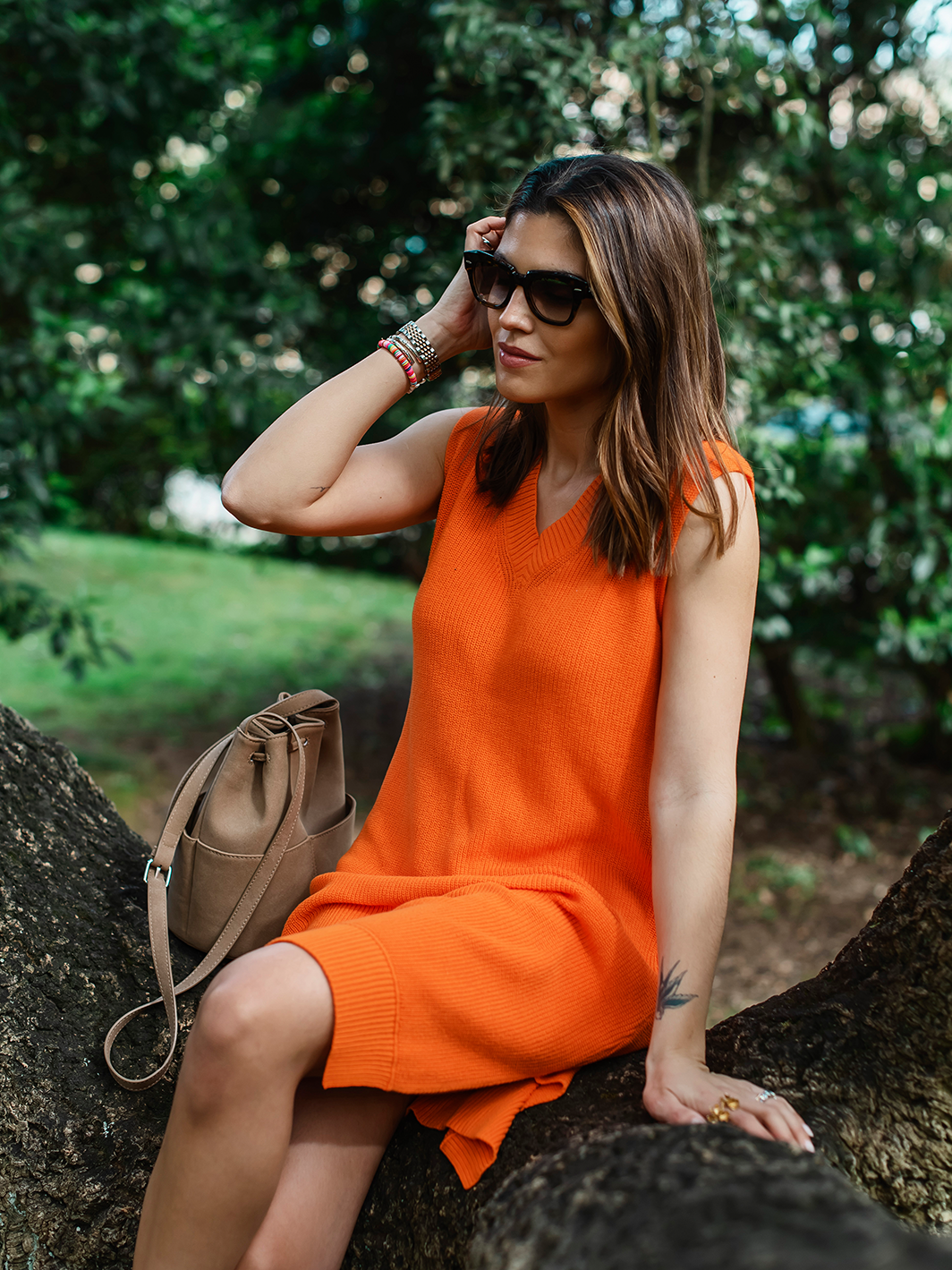 Vestido Decote Bico Sem Mangas | GUIMANOS