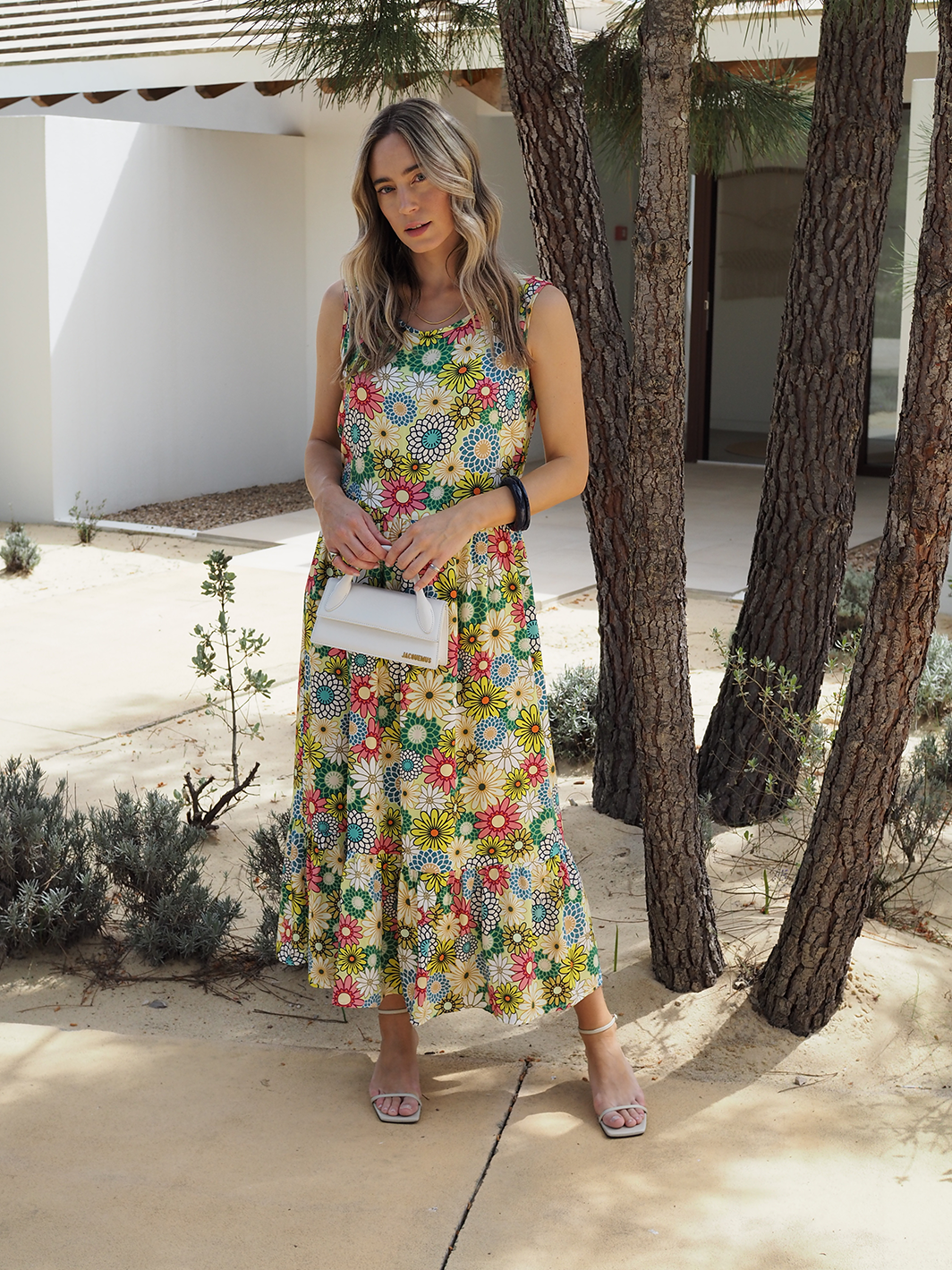 Vestido Midi Flores | GUIMANOS