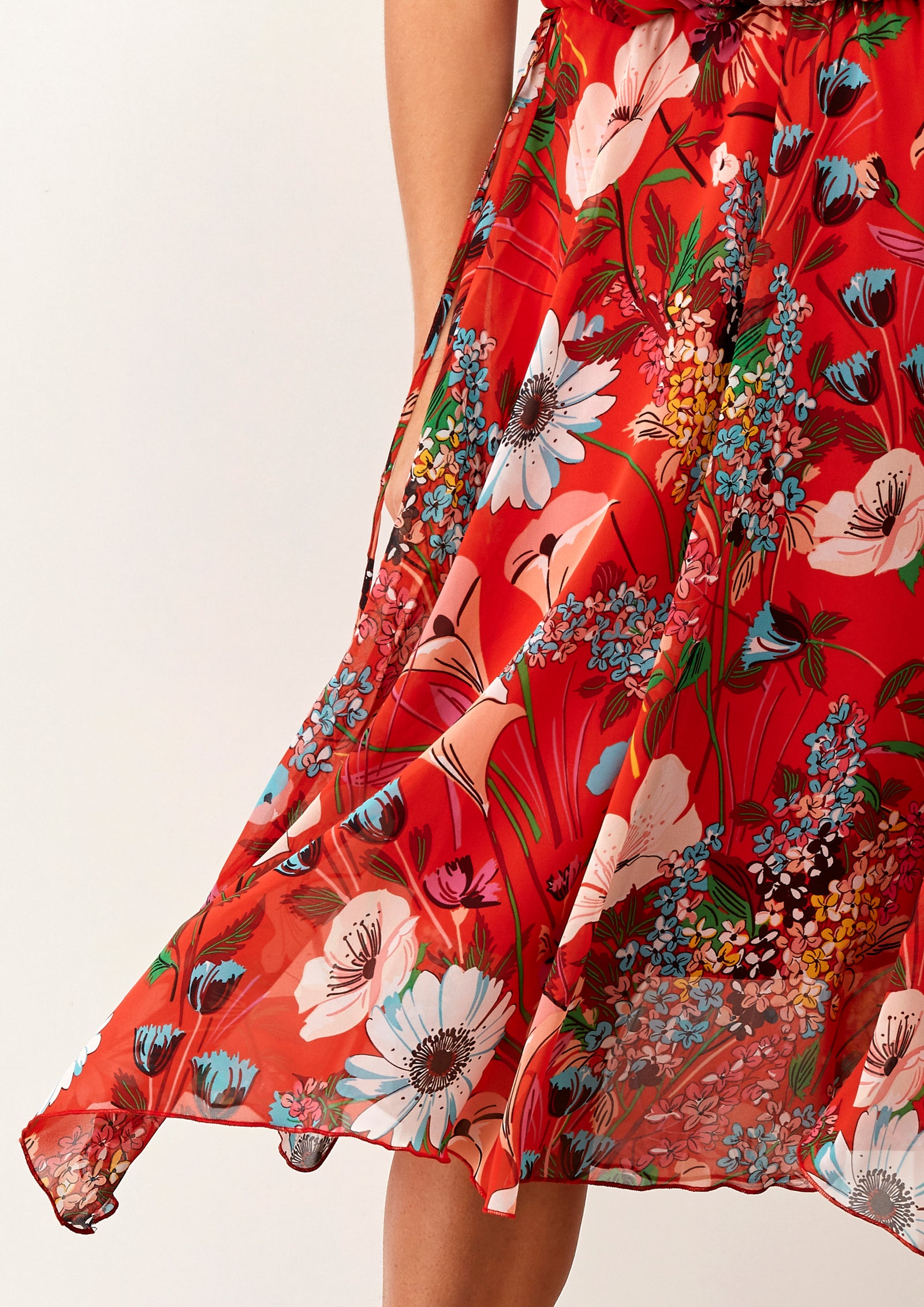 Vestido Midi Assimétrico - guimanos-store