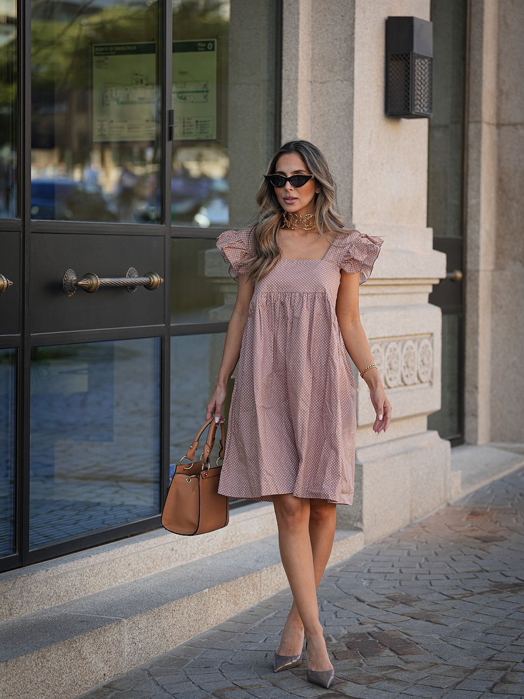 Vestido Popeline Pintas | GUIMANOS