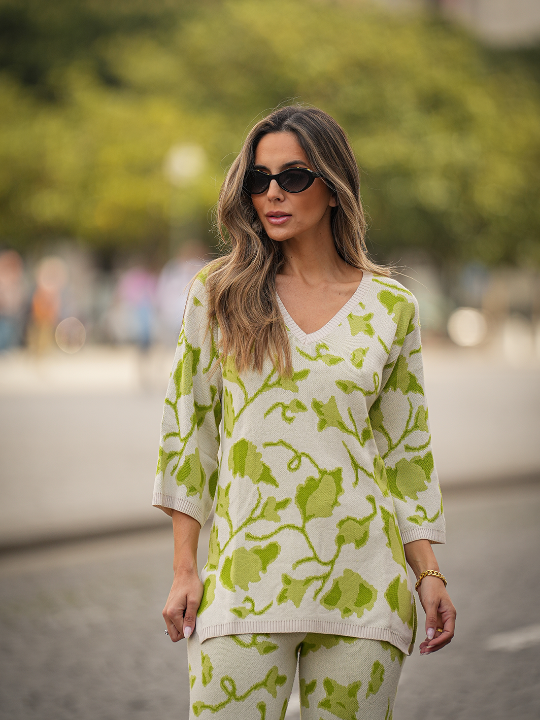 Camisola Comprida Flores | GUIMANOS