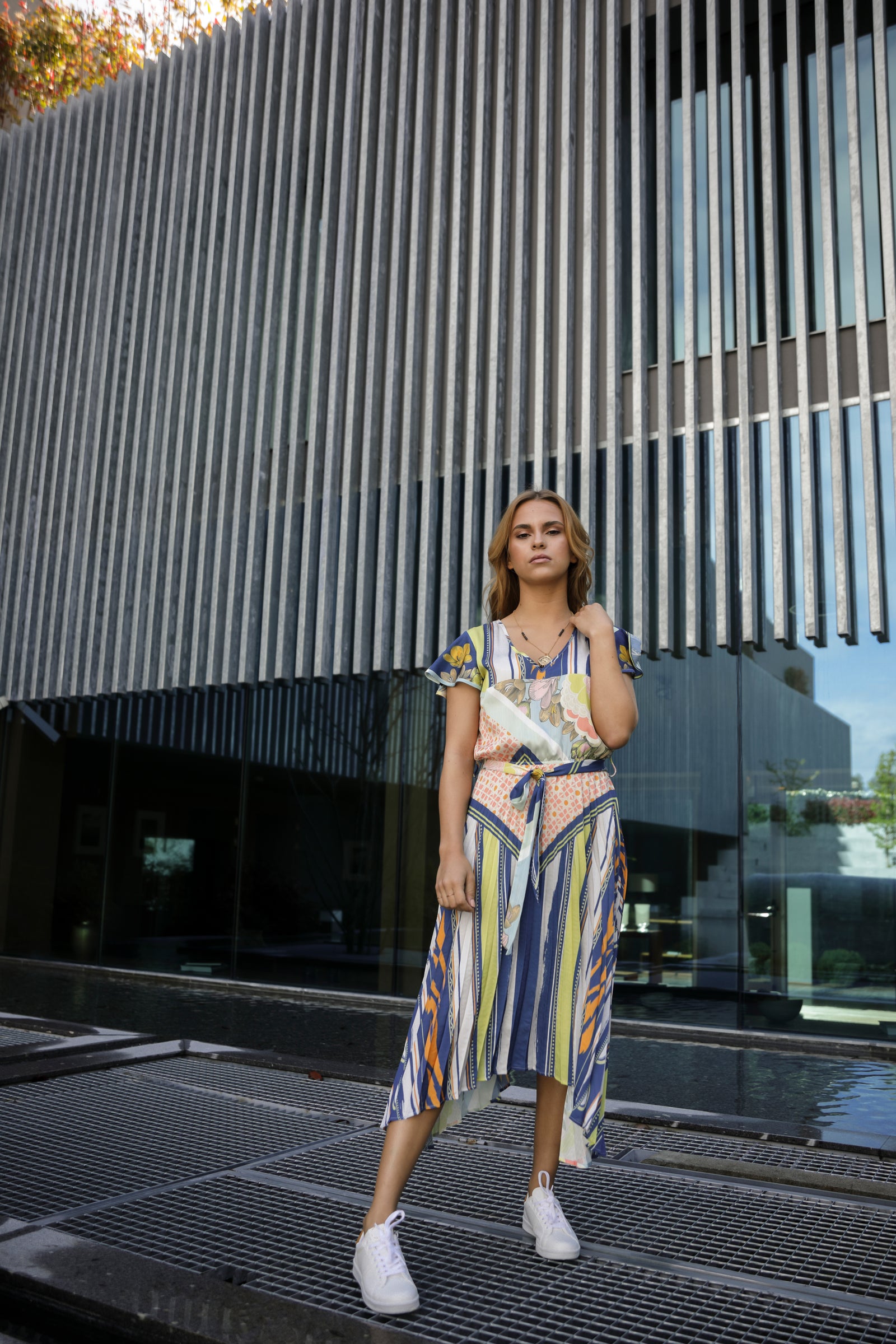 Vestido Saia Plissada - guimanos-store