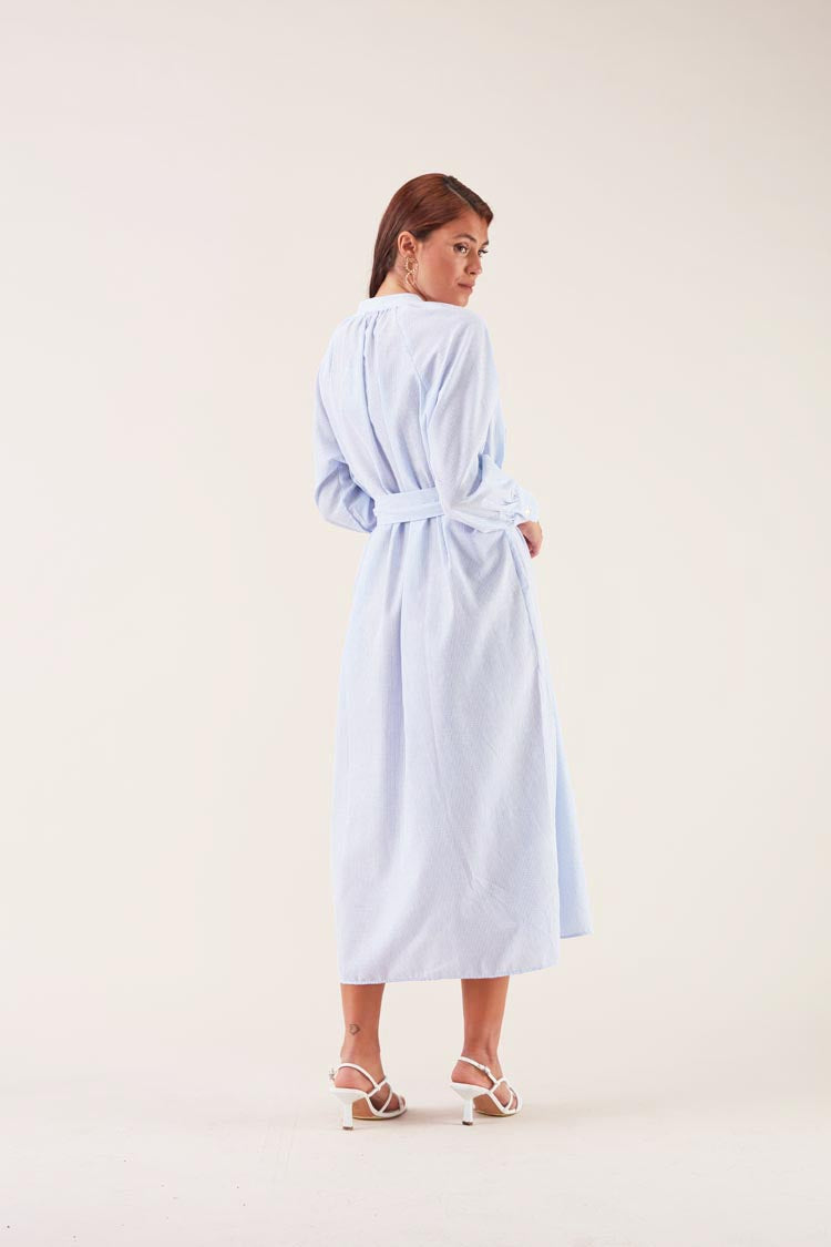 Vestido Midi Riscas | GUIMANOS – vista 3