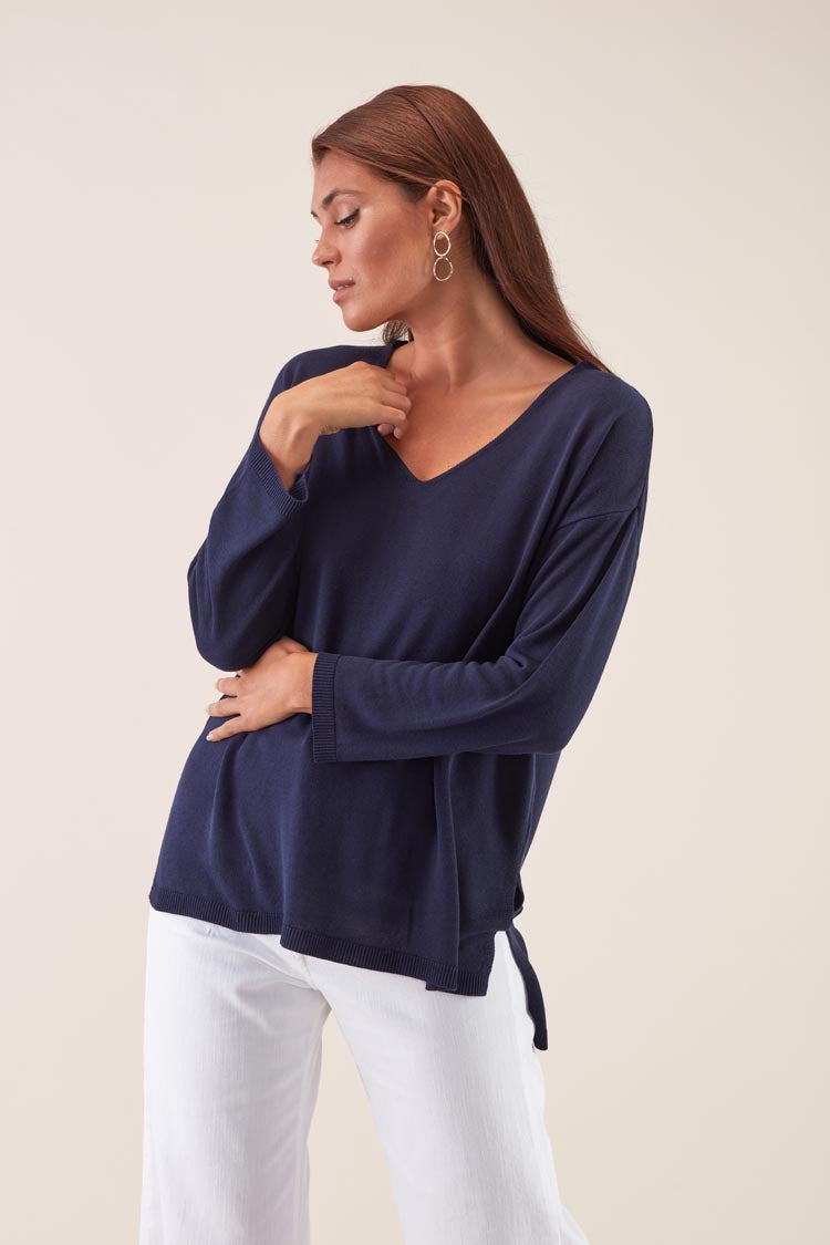 Camisola Decote Bico | GUIMANOS