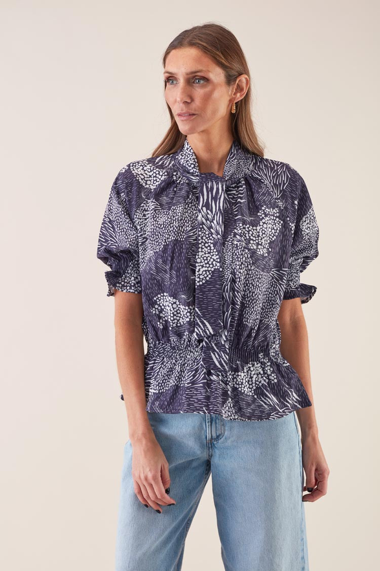 Blusa Estampada Elástico | GUIMANOS
