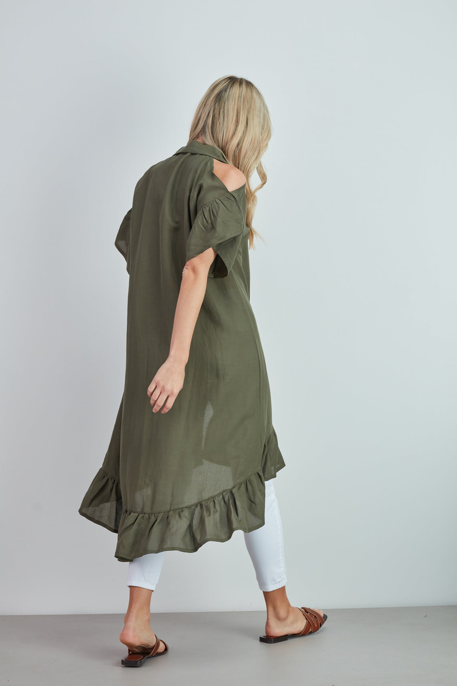 Túnica Sem Ombro Linho - guimanos-store